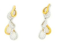 Ohrringe Miluna Dame in Gold Diamante ERD1064BR - ERD1064BR